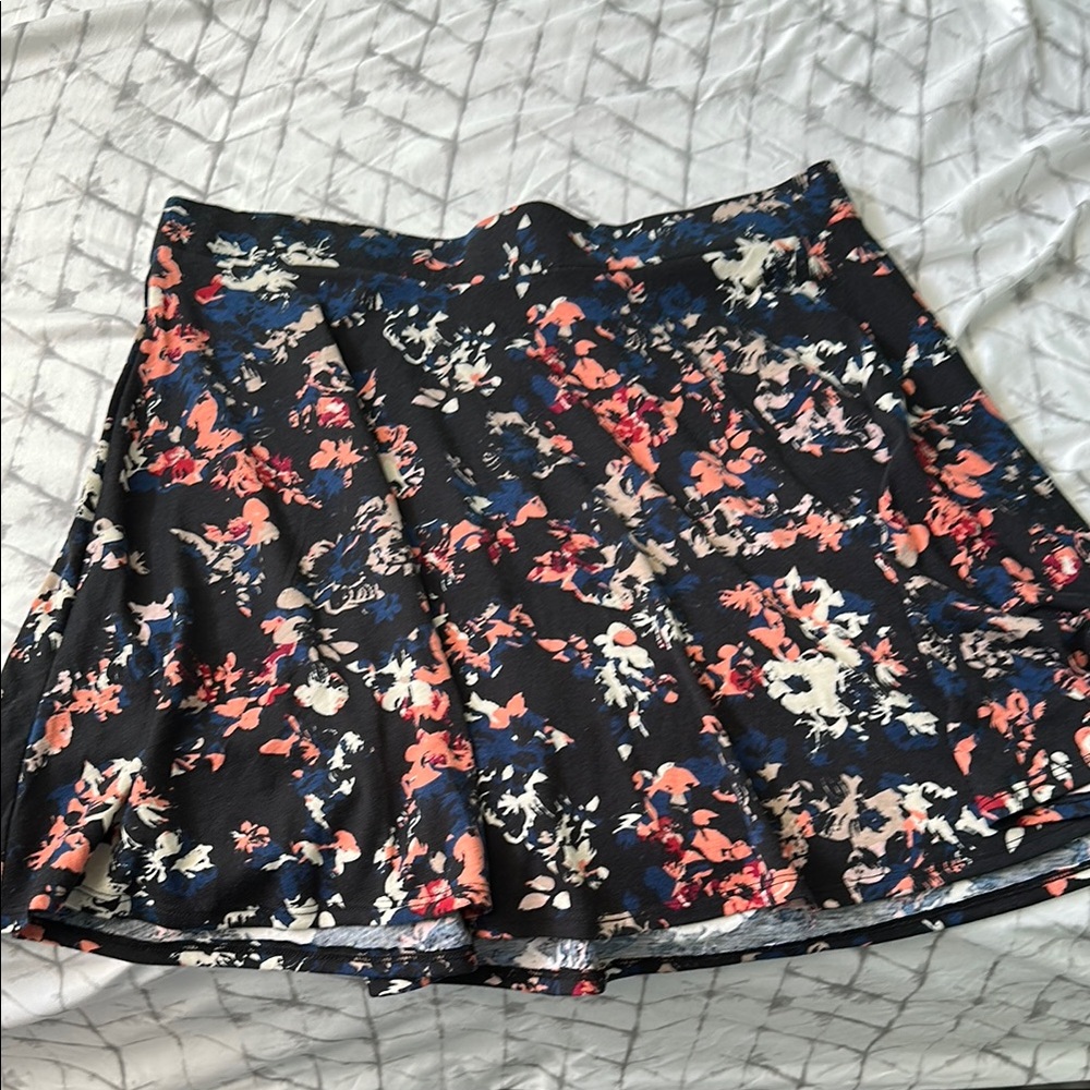 Floral A-Line Skirt